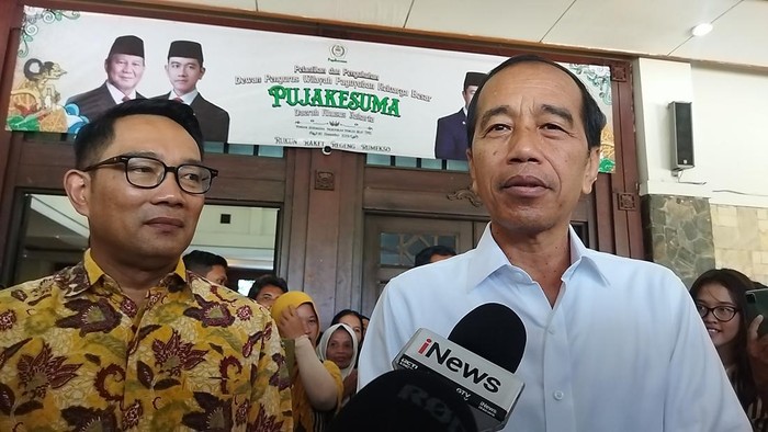 Ridwan Kamil dan Jokowi (Fadil/detikcom)