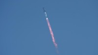 SpaceXs Starship launches as seen from South Padre Island near Brownsville, Texas, U.S. November 19, 2024. REUTERS/Gabriel V. Cardenas