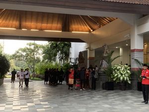 Suasana BNDCC Jelang Debat Ketiga Pilgub Bali