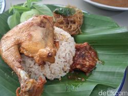 Ngeunah! Nasi Liwet Ayam Goreng dan Ikan Peda buatan Tata Janeta