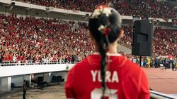 Potret Aksi Yura Yunited... Eh, Yura Yunita di GBK