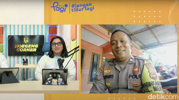 Aiptu Karyanto di Hoegeng Corner detikPagi