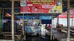 Banjir Rob Rendam Pantai Marunda Jakarta