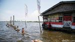 Banjir Rob Rendam Pantai Marunda Jakarta