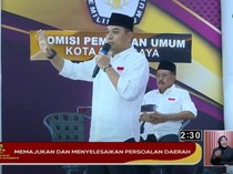 Penjelasan Eri Cahyadi Saat Ditanya Warga Soal Surat Ijo di Debat Pilwali