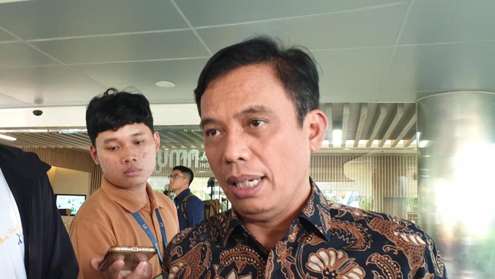 Direktur BTN Nixon LP Napitupulu di Kantor Kementerian BUMN