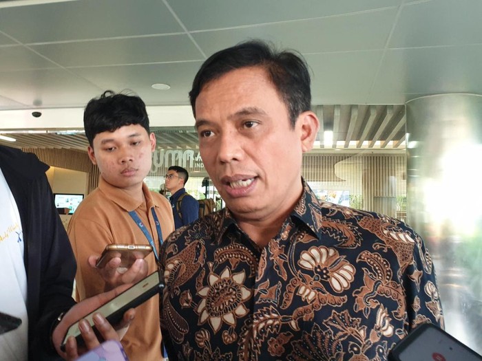 Direktur BTN Nixon LP Napitupulu di Kantor Kementerian BUMN