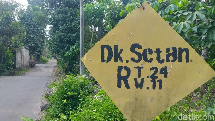 Dusun Setan di Jogonalan, Klaten. Foto diambil Kamis (21/11/2024).