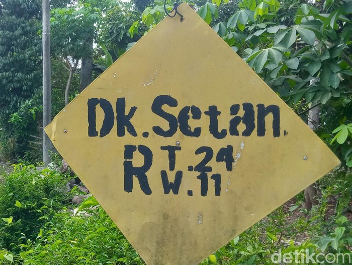 Dusun Setan di Jogonalan, Klaten. Foto diambil Kamis (21/11/2024).