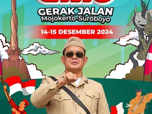 Siap-siap! Ini Info Lengkap Gerak Jalan Mojokerto-Suroboyo 2024