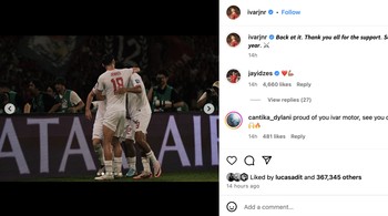 Terima kasih semua untuk dukungannya. Sampai jumpa tahun depan, sebut Ivar Jenner. Foto: X.com