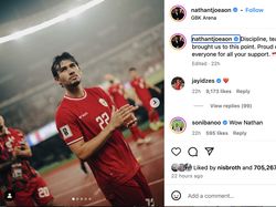 Perayaan Pemain Timnas di Instagram, Hubner Paling Gokil