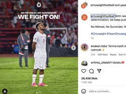 Perayaan Pemain Timnas di Instagram, Hubner Paling Gokil