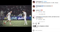 Instagram pemain Timnas