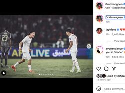 Perayaan Pemain Timnas di Instagram, Hubner Paling Gokil