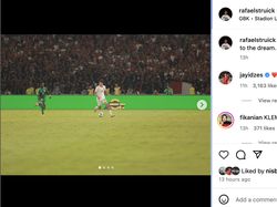 Perayaan Pemain Timnas di Instagram, Hubner Paling Gokil