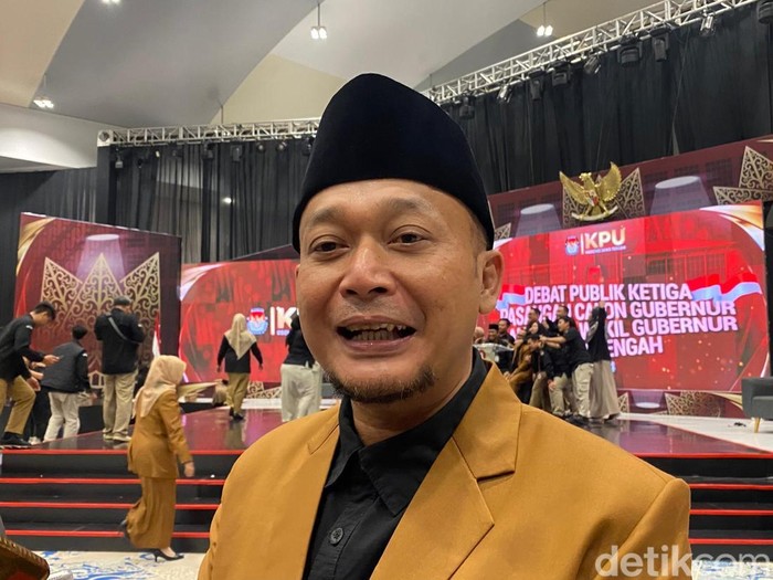 Ketua KPU Jawa Tengah, Handi Tri Ujiono, di Kota Semarang, Rabu (20/11/2024) malam.