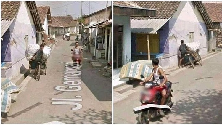 Kumpulan Orang Random di Google Street View, di Luar Nurul Kejadian random bisa terjadi kapan saja. Sialnya, momen mereka terabadikan di Google Street View. Ya, mau gimana lagi.