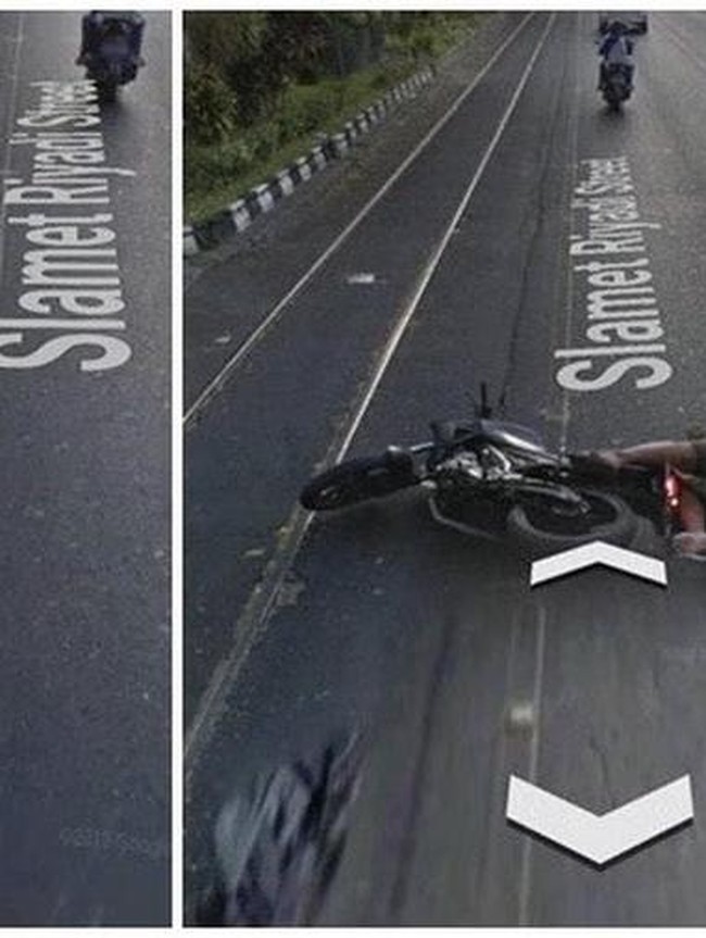 Di Luar Nurul! Kejadian Random yang Terekam Google Street View