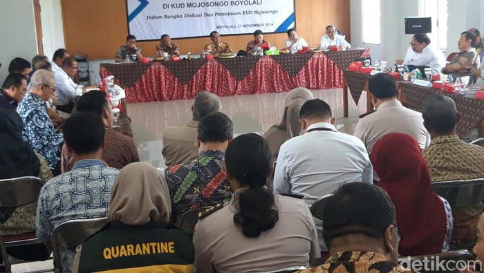 Kunjungan Kerja Komisi IV DPR RI, ke KUD Mojosongo, Boyolali, Kamis (21/11/2024).