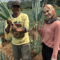 Dibandingkan Raffi, Melody sudah lebih dulu dikenal sebagai petani milenial. Selain memiliki gelar Sarjana Pertanian, Melody juga menjabat sebagai Duta Persahabatan Jepang-ASEAN Bidang Pangan Pertanian. Foto: Instagram/@melodylaksani92