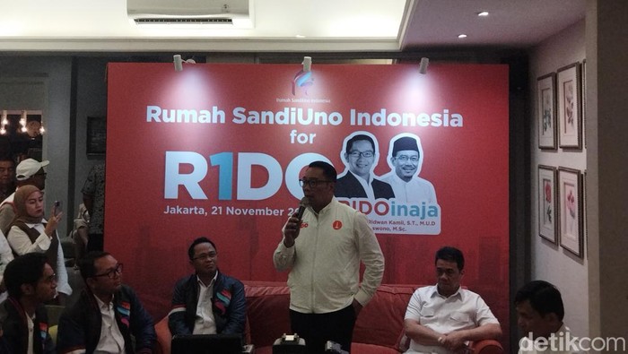 Ridwan Kamil menerima dukungan dari Relawan Rumah Sandiuno Indonesia