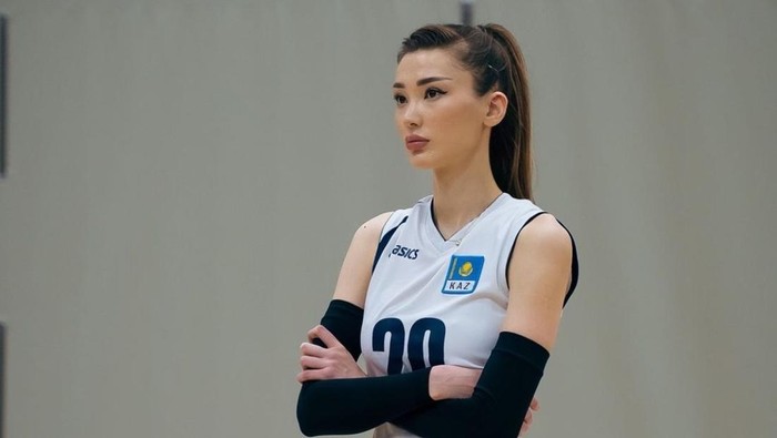 Pevoli Yogya Falcons asal Kazakhstan, Sabina Altynbekova. Foto diunggah Kamis (21/11/2024).