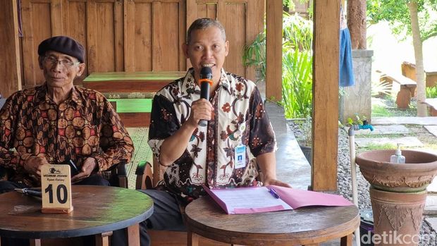 Kepala Bidang (Kabid) Pengembangan Destinasi Pariwisata Dispar Bantul, Yuli Hernadi saat memberikan keterangan, Kamis (21/11/2024).
