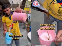 Susu Campur Cola, Minuman Kaki Lima Unik Khas India