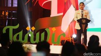 Ketua PP Pemuda Muhammadiyah Dzulfikar Ahmadi Tawalla memberikan sambutan dalam pembukaan Tanwir I Pemuda Muhammadiyah.