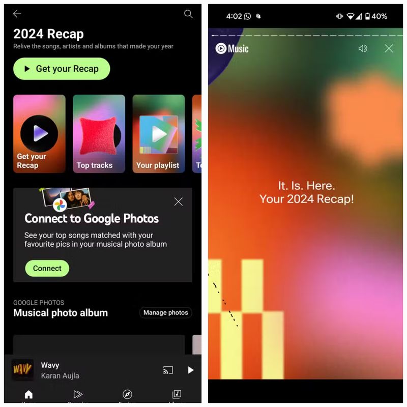 YouTube Music 2024 Recap