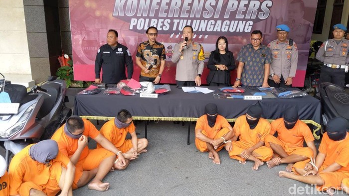 10 pesilat di Tulungagung diamankan