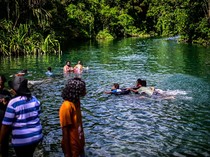 Ada Wisata Kali Sembra di Sorong Selatan, Ini Potretnya