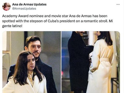 Ana de Armas dan Anak Tiri Presiden Kuba