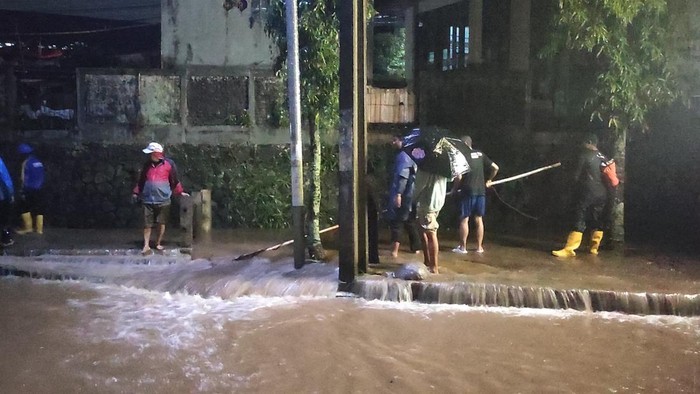 Banjir di Kota Sukabumi.