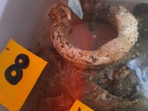 Pengangkatan 18 Benda Diduga Cagar Budaya dari Teluk Awur Jepara