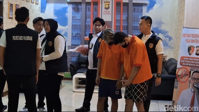 Dua pelaku TPPO anak di bawah umur saat diamankan polisi
