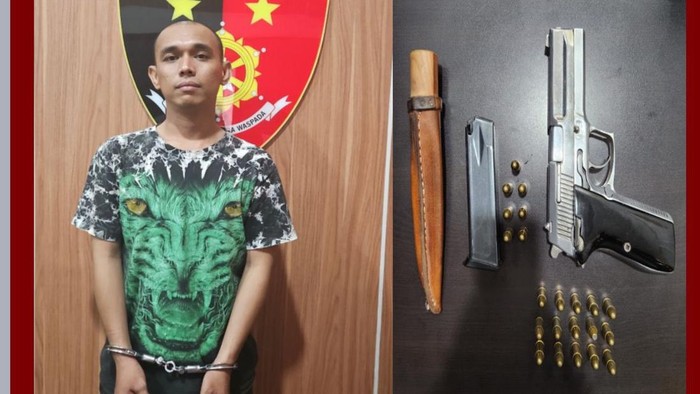 Eka Maulana Negara pelaku penembakan Angga Maurina di Muba ditangkap