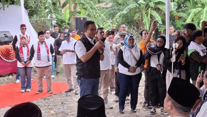 Eks Gubernur DKI Jakarta Anies Baswedan mengkampanyekan Pramono sebagai pemimpin yang tegas dan tenang.