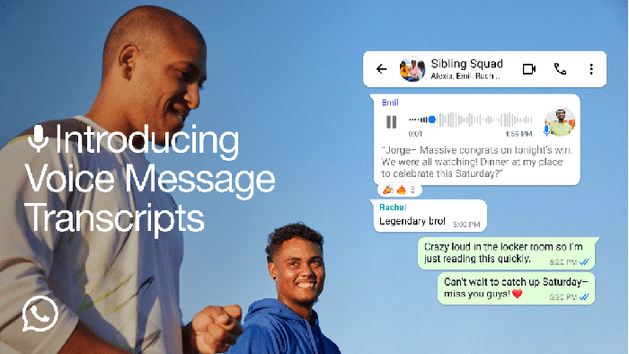 Fitur transkrip pesan suara di WhatsApp