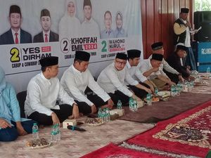 Paslon Yes-Dirham Hadiri Korelasi GMF di Ponpes Langitan