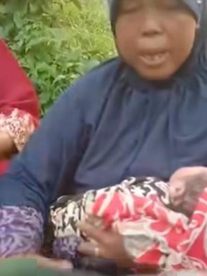 Ibu muda melahirkan di kebun di Jember