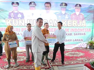 Ekspor Beras di Depan Mata, Mentan Amran Target Kabupaten Sambas Swasembada