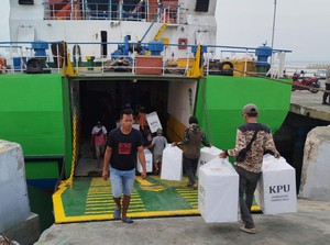 KPU Sumenep Mulai Distribusikan Logistik Pilkada ke Kepulauan Terluar