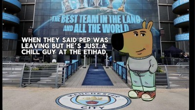 Meme Ragam Reaksi Pep Guardiola Teken Kontrak Baru di Man City