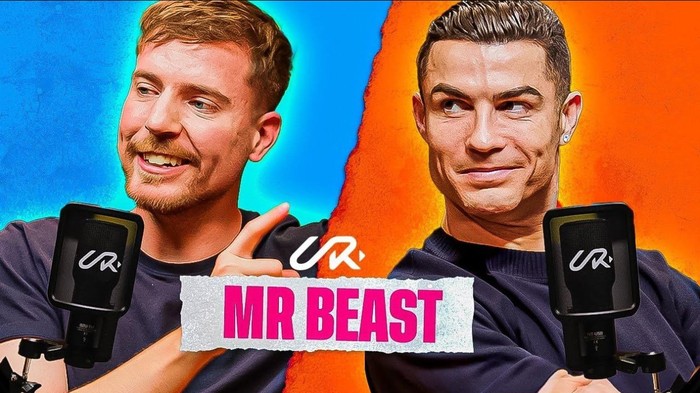 Mr Beast dan Cristiano Ronaldo Mr Beast dan Cristiano Ronaldo