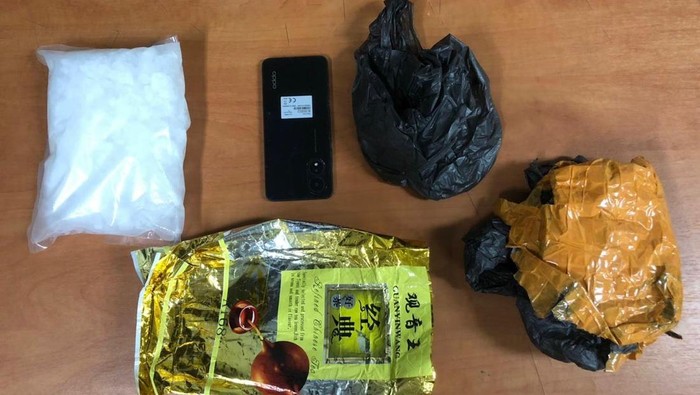 Pria berinisial RGA ditangkap polisi di Kota Palu, Sulawesi Tengah (Sulteng) terkait kasus narkotika.
