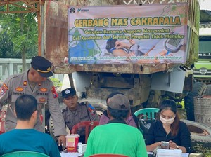 Jumat Berkah, Polres Blitar Hadirkan Layanan Kesehatan Gratis
