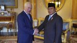 Potret Prabowo Bertemu Raja Charles III di Istana Buckingham
