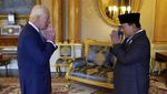 Potret Prabowo Bertemu Raja Charles III di Istana Buckingham